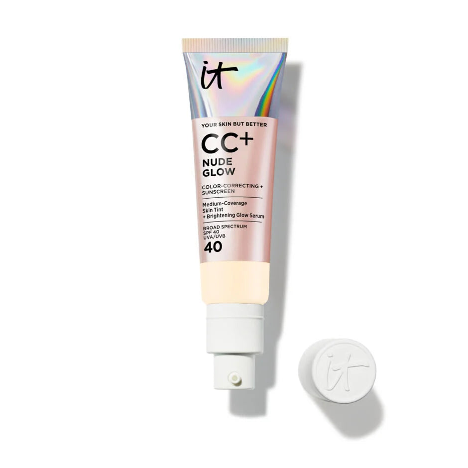 CC+ Nude Glow Lightweight Foundation + Glow Serum with SPF 40