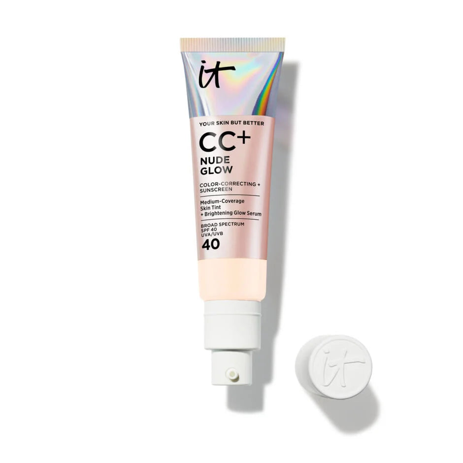 CC+ Nude Glow Lightweight Foundation + Glow Serum with SPF 40
