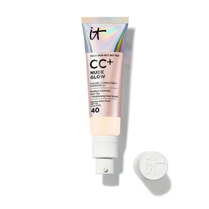 CC+ Nude Glow Lightweight Foundation + Glow Serum with SPF 40