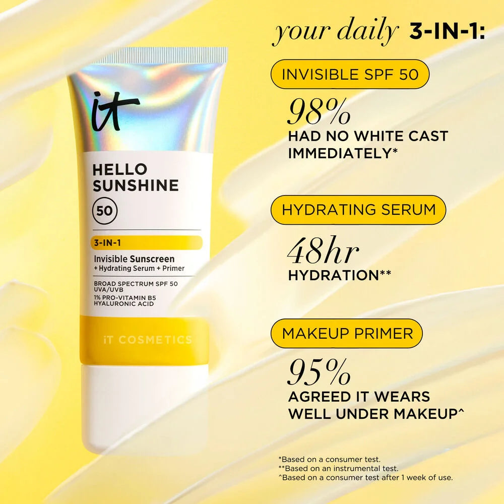 Hello Sunshine Invisible Sunscreen For Face SPF 50